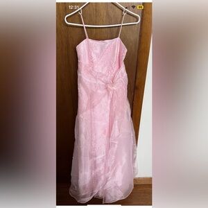 Long Pink Formal Dress Size 0